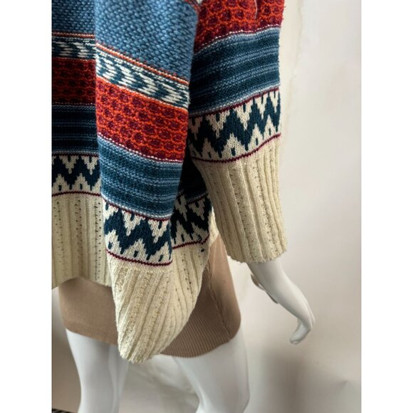 Jon & Anna M Knit Sweater Cardigan Multicolor Acrylic Blend Shawl Collar - Picture 11 of 16